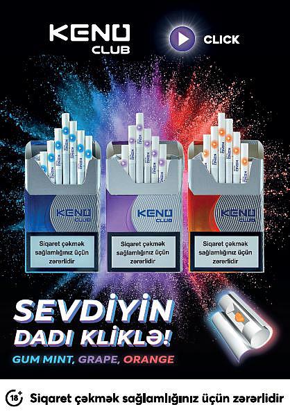 CTI presents Azerbaijan's new capsule nano cigarette brand - Keno Click