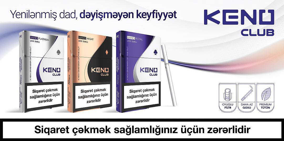 CTI Keno Club has introduced a new nano-format Keno Club Metallic Series cigarette series.